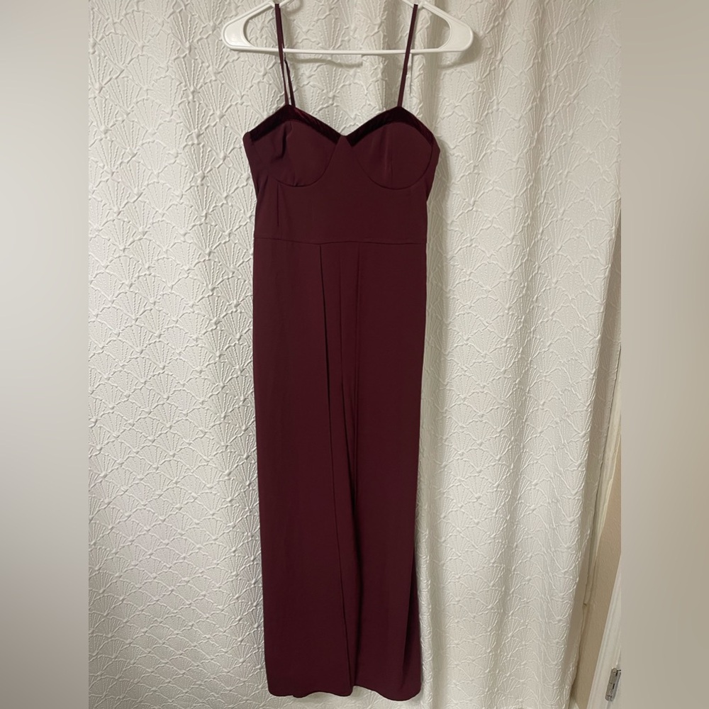 Maroon pantsuit